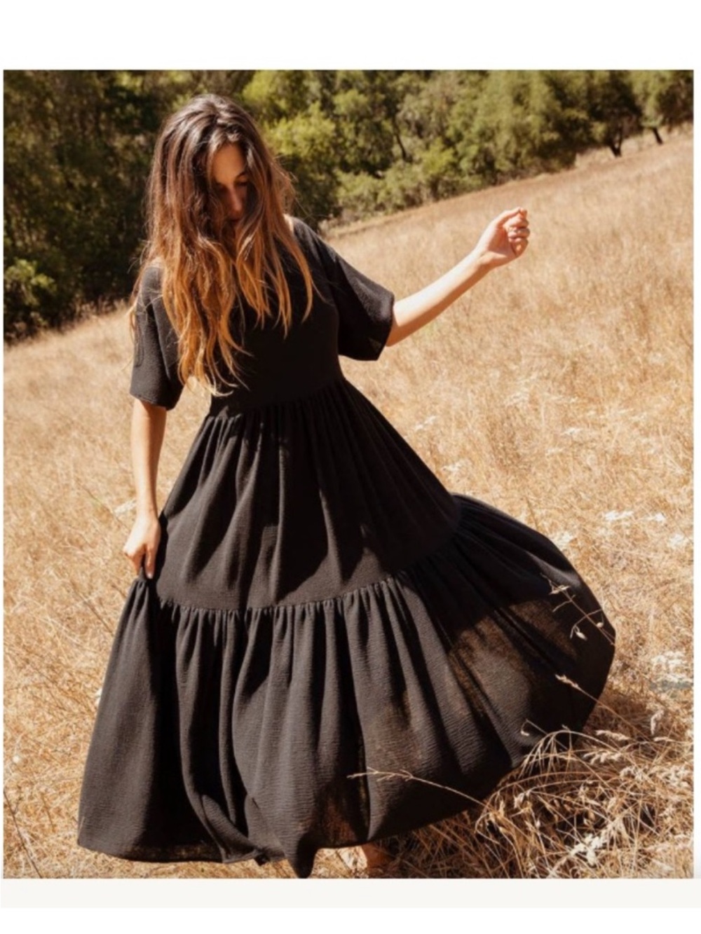 Christy Dawn Black Theo Dress Size L